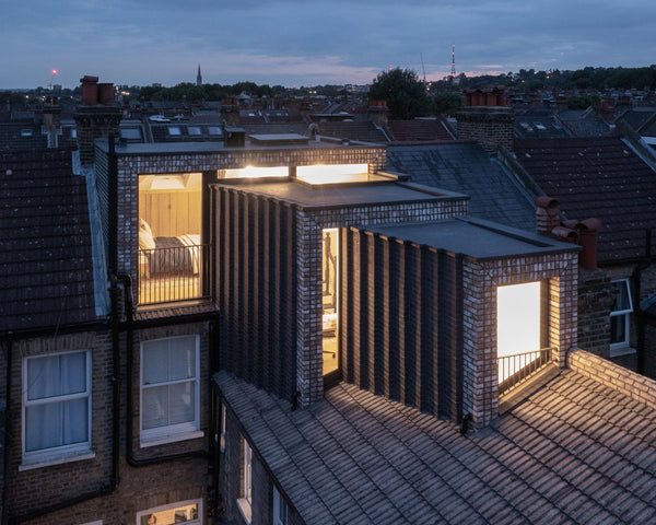 Stepped Loft Brick Slip Project Night