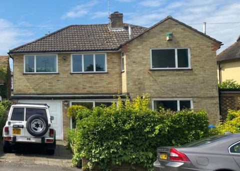 Detached house before cladding