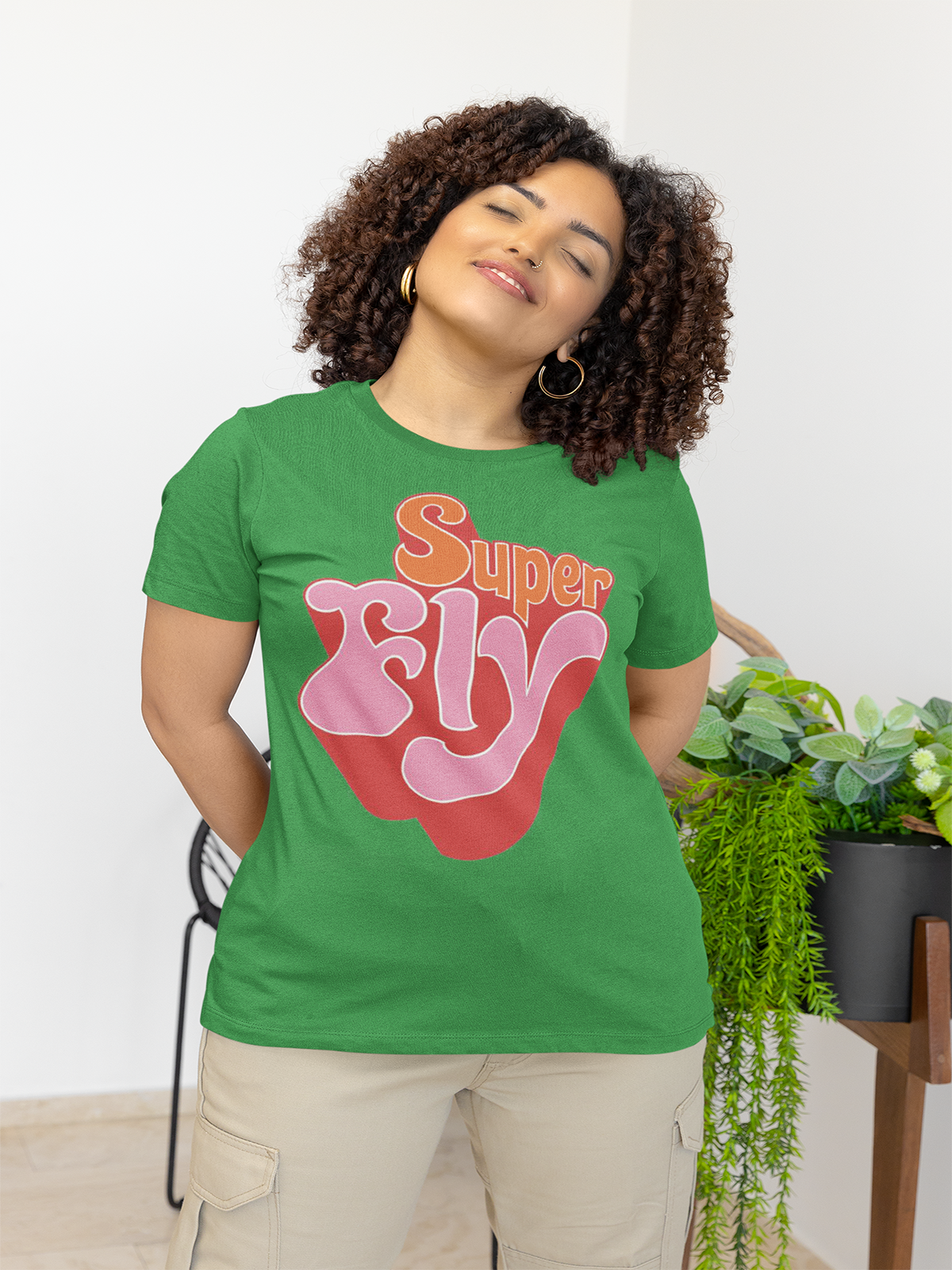 mockup-of-a-curly-haired-woman-wearing-a-bella-canvas-crewneck-t-shirt_1