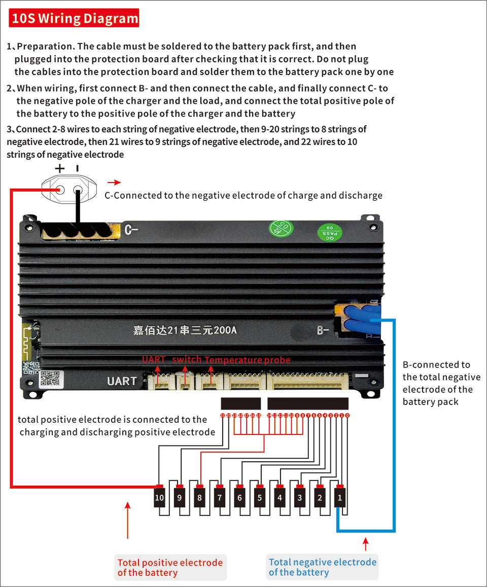 jbd sp21s001 smart bms 10s wiring diagram