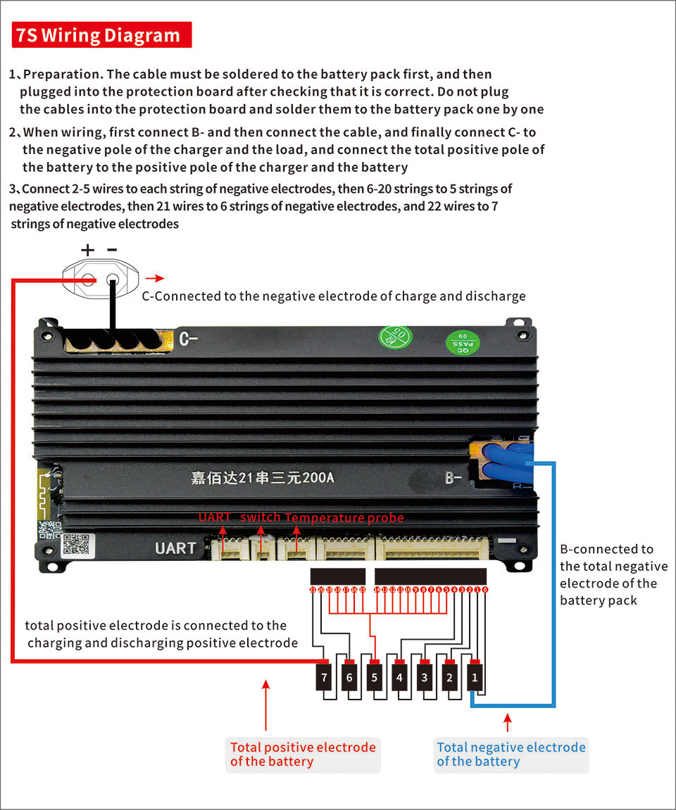 jbd sp21s001 smart bms 7s wiring diagram
