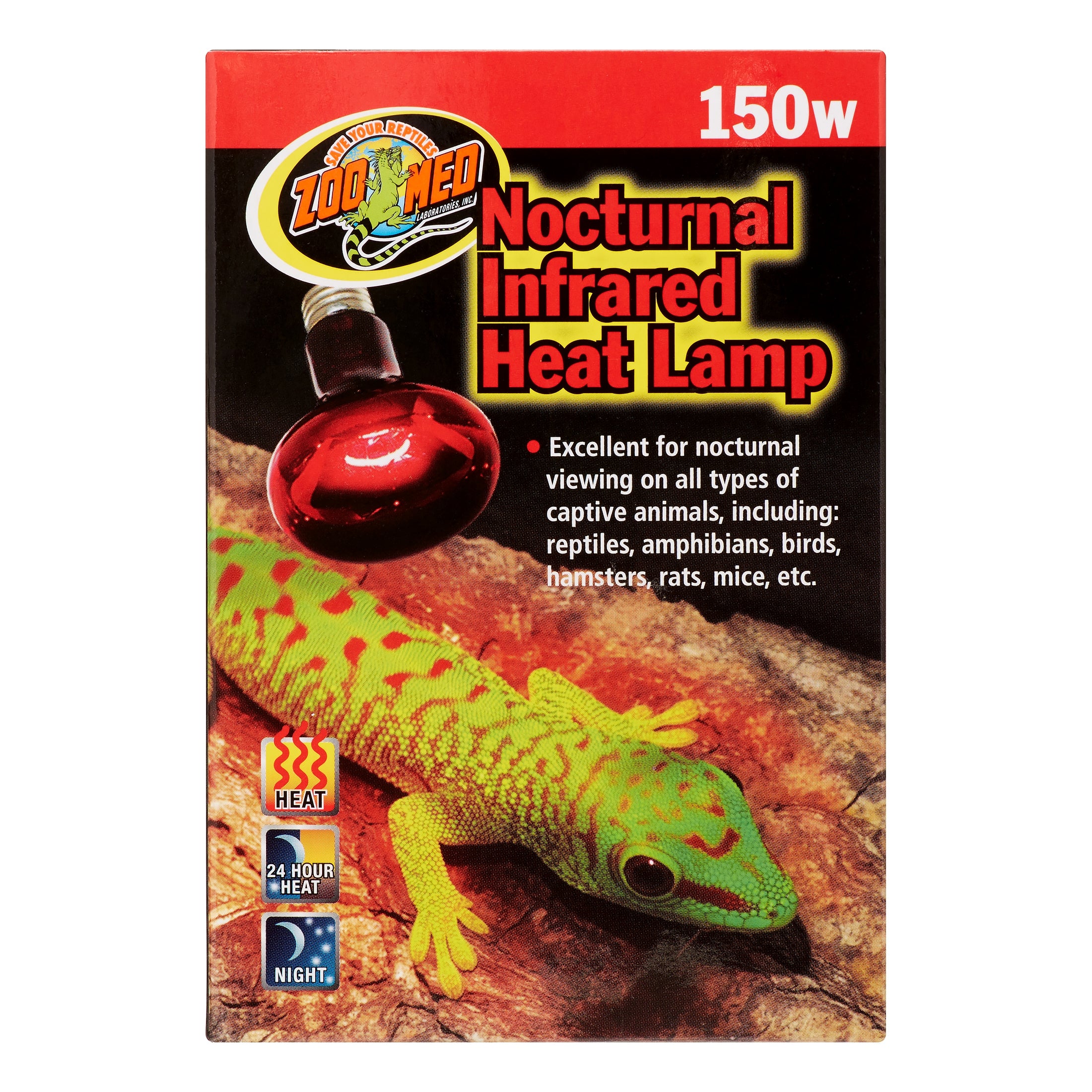 Zoo med nocturnal infrared heat sales lamp 50w