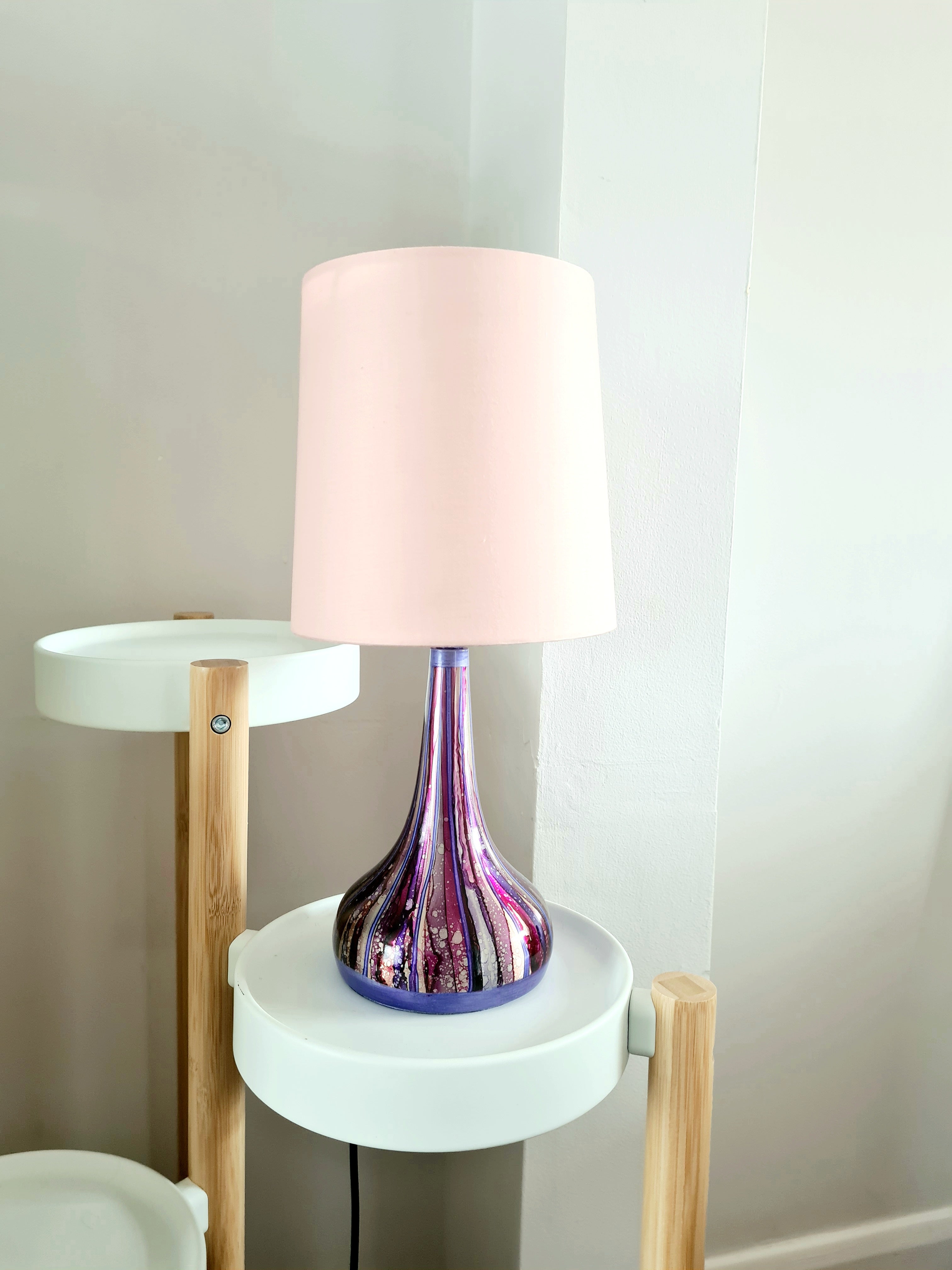 purple touch lamp