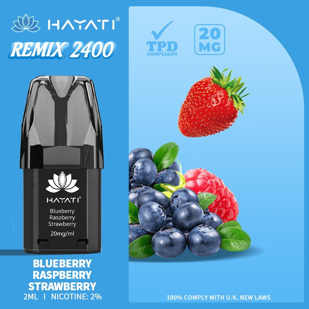 Hayati - Hayati Remix 2400 Puffs Replacement Pods - theno1plugshop