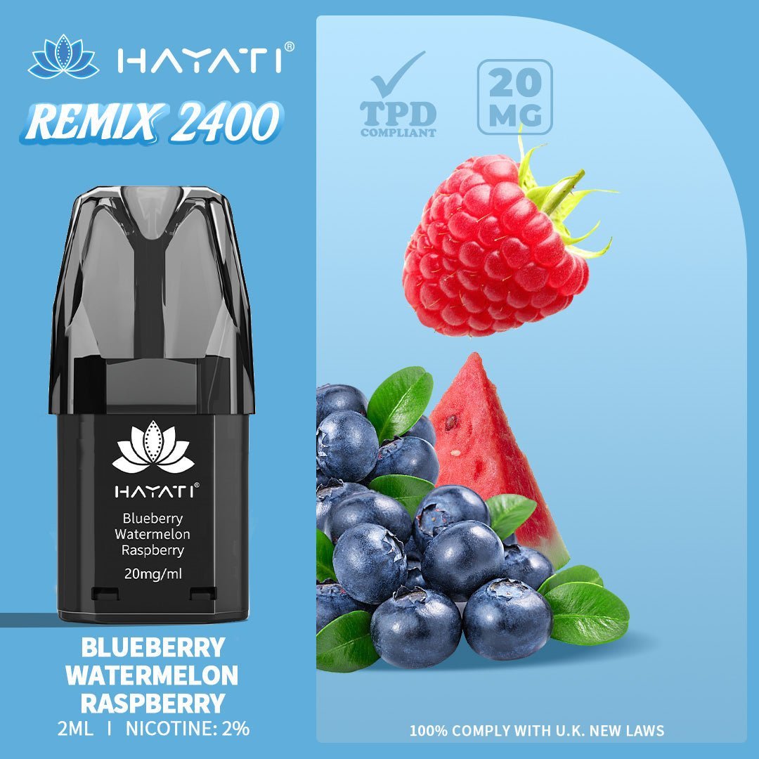 Hayati - Hayati Remix 2400 Puffs Replacement Pods - theno1plugshop