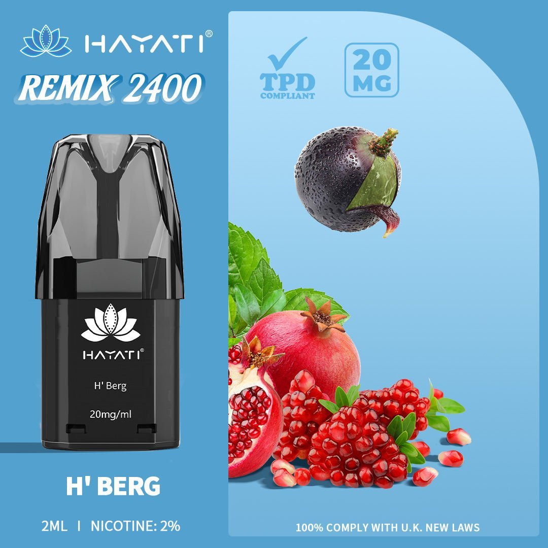 Hayati - Hayati Remix 2400 Puffs Replacement Pods - theno1plugshop