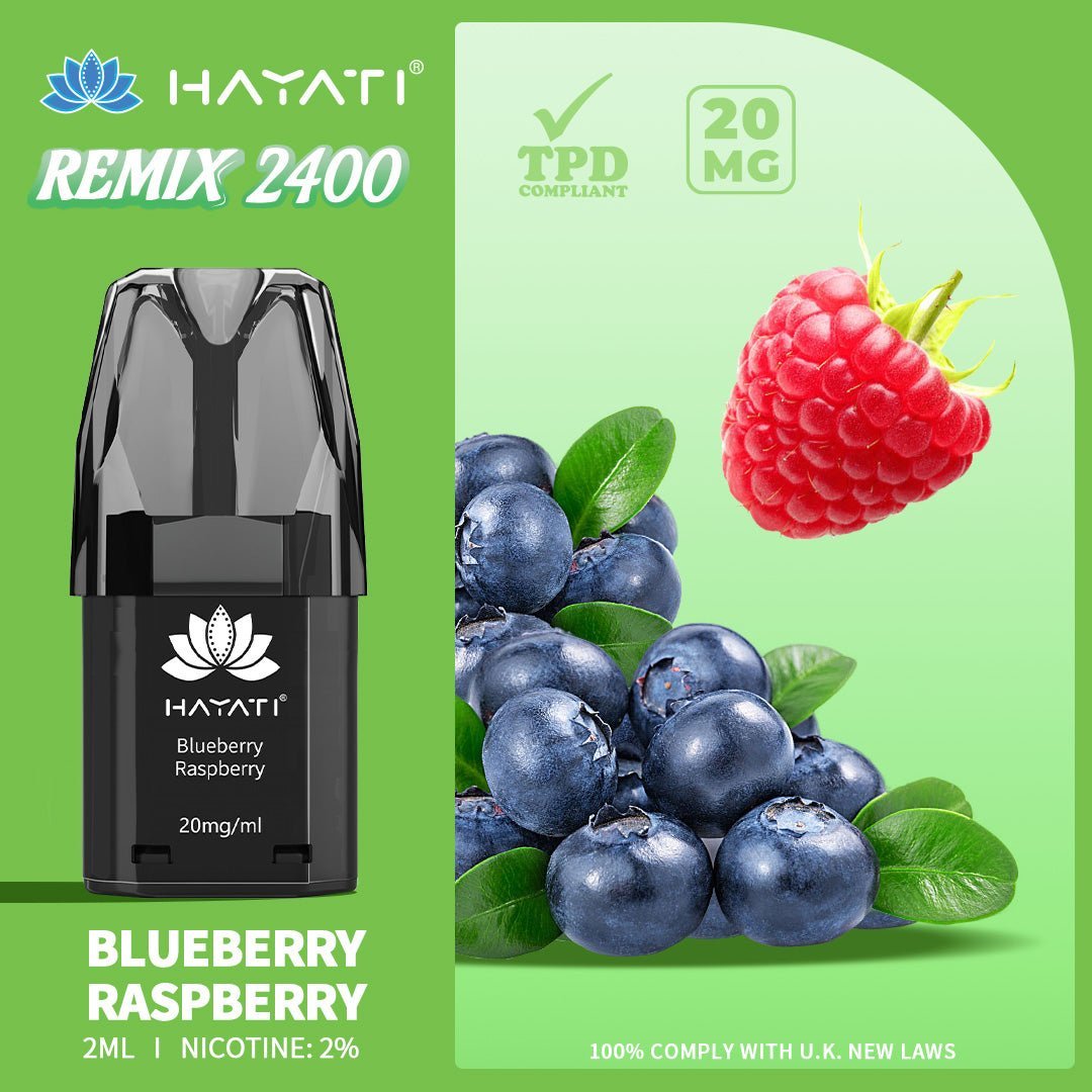 Hayati - Hayati Remix 2400 Puffs Replacement Pods - theno1plugshop