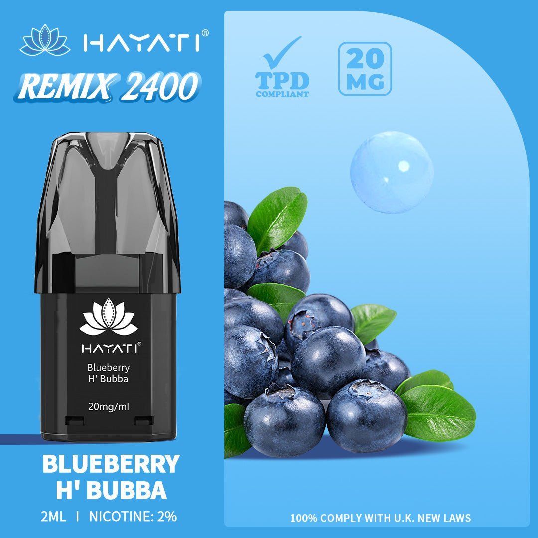 Hayati - Hayati Remix 2400 Puffs Replacement Pods - theno1plugshop