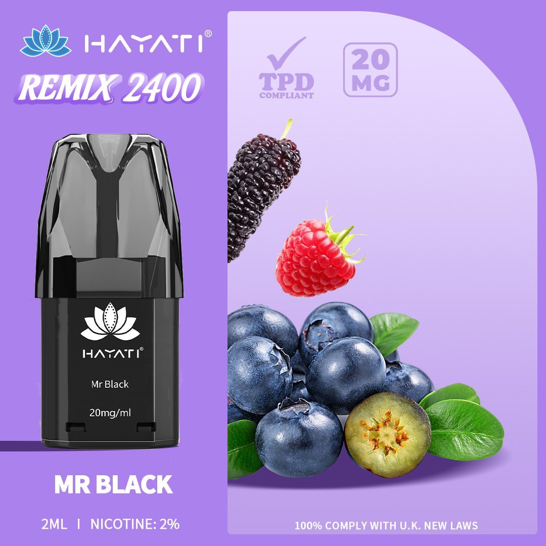 Hayati - Hayati Remix 2400 Puffs Replacement Pods - theno1plugshop