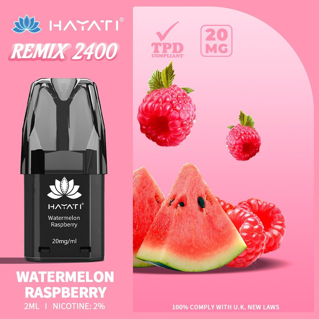 Hayati - Hayati Remix 2400 Puffs Replacement Pods - theno1plugshop