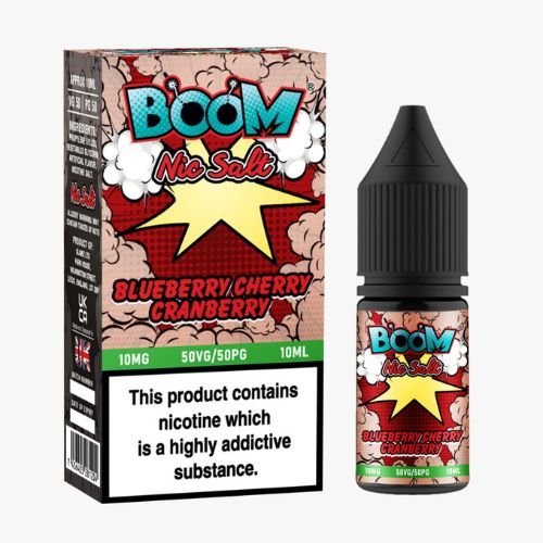 Boom - Boom Nic Salt 10ml E-Liquids - Pack Of 5 - theno1plugshop