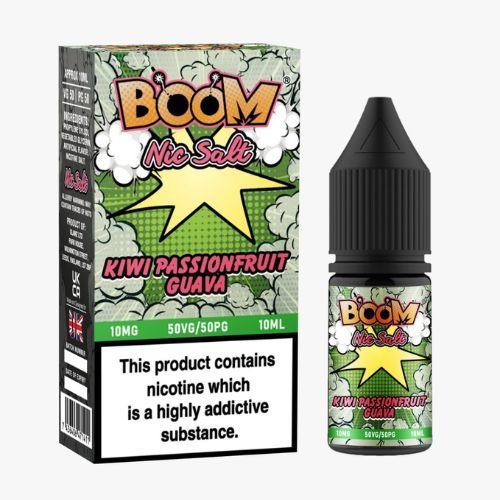 Boom - Boom Nic Salt 10ml E-Liquids - Pack Of 5 - theno1plugshop