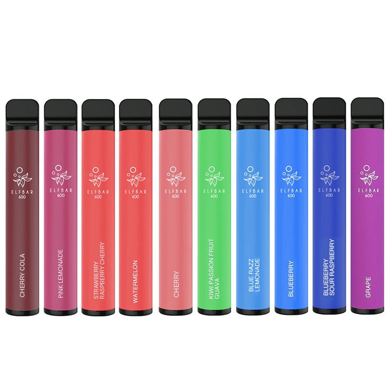 ELF BAR - Elf Bar 600 Puffs Disposable Vape Pods Pack of 10 - theno1plugshop