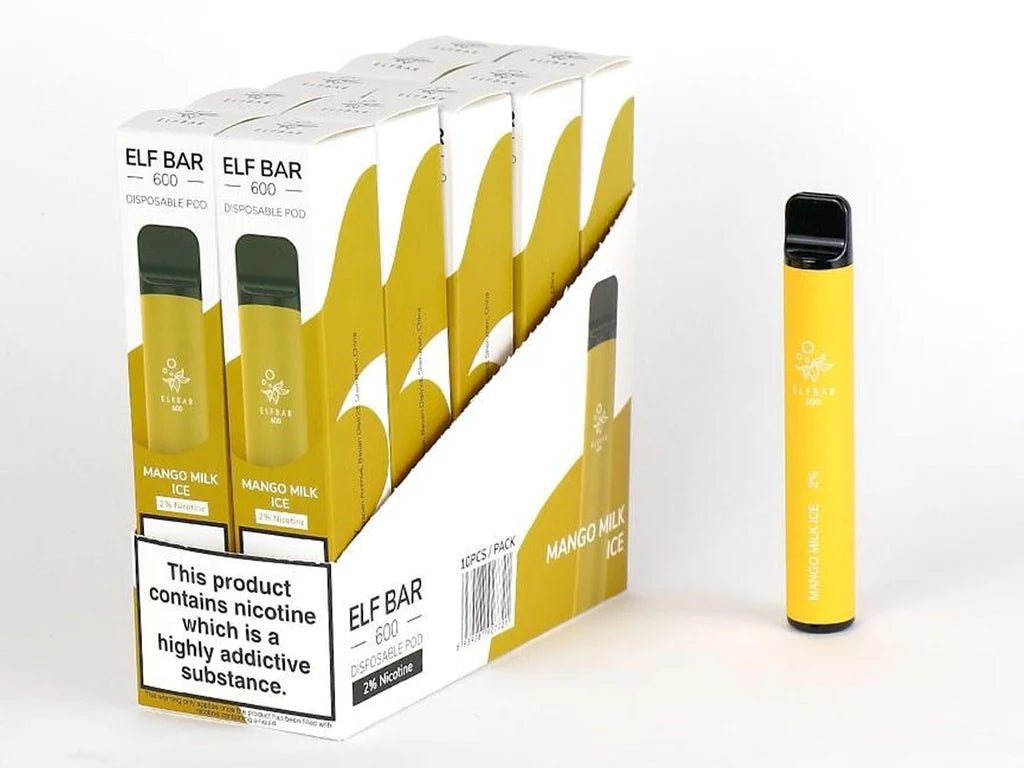 ELF BAR - Elf Bar 600 Puffs Disposable Vape Pods Pack of 10 - theno1plugshop