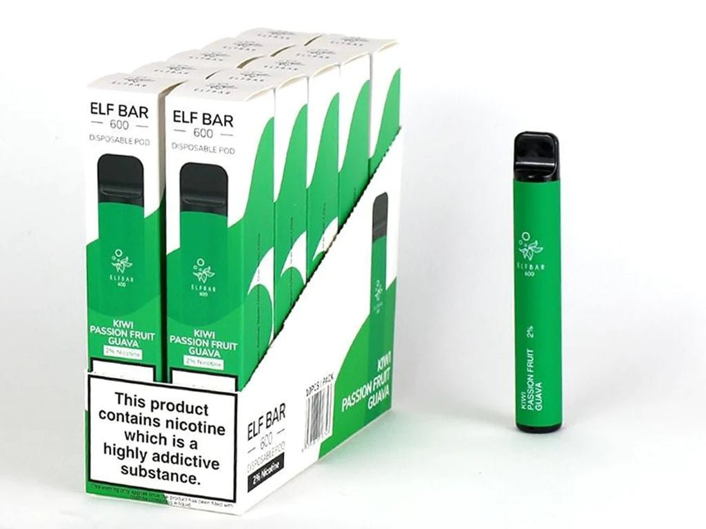 ELF BAR - Elf Bar 600 Puffs Disposable Vape Pods Pack of 10 - theno1plugshop