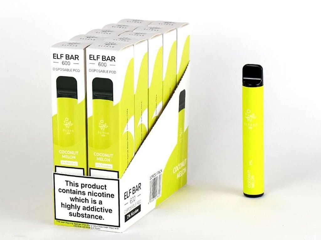 ELF BAR - Elf Bar 600 Puffs Disposable Vape Pods Pack of 10 - theno1plugshop