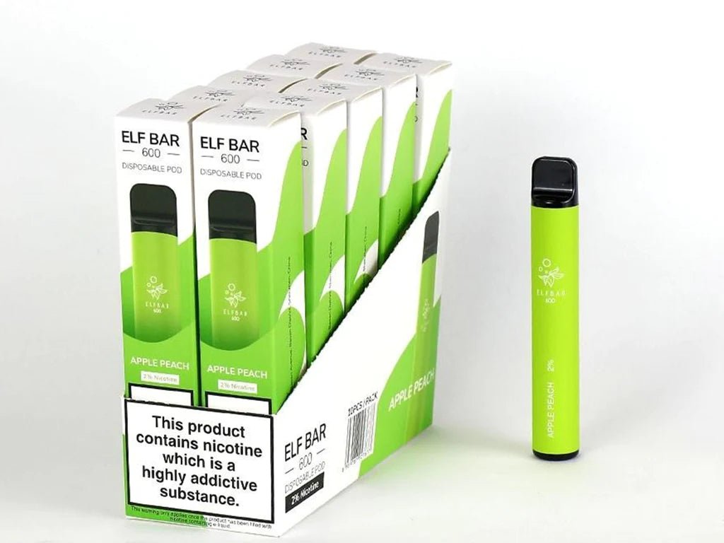 ELF BAR - Elf Bar 600 Puffs Disposable Vape Pods Pack of 10 - theno1plugshop