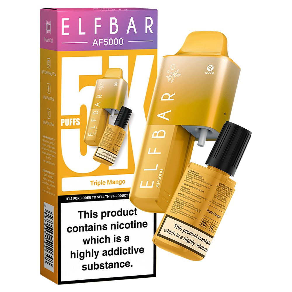 Elfbar - Elfbar AF5000 Puffs Disposable Vape Device - theno1plugshop