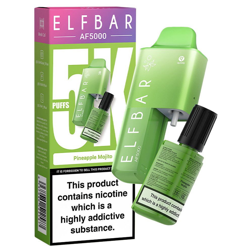 Elfbar - Elfbar AF5000 Puffs Disposable Vape Device - theno1plugshop