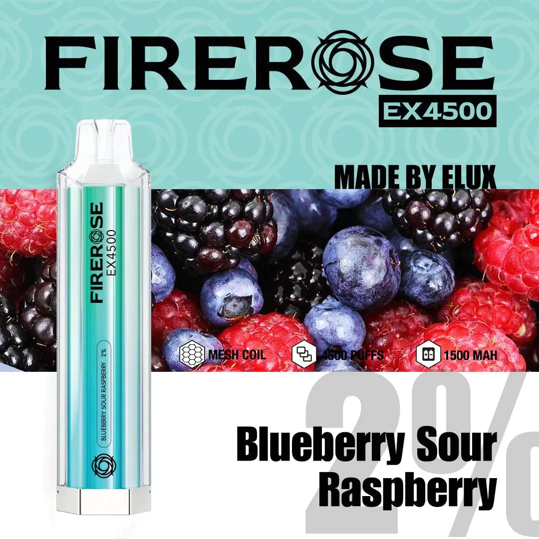 Elux - Elux Firerose EX4500 Disposable Vape Pod Box of 10 - theno1plugshop