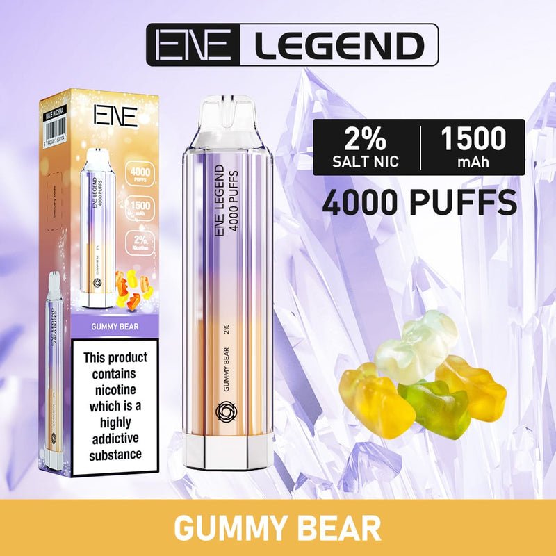 ENE Legend - ENE Crystal Legend 4000 Disposable Vape Pod Device Kit - theno1plugshop