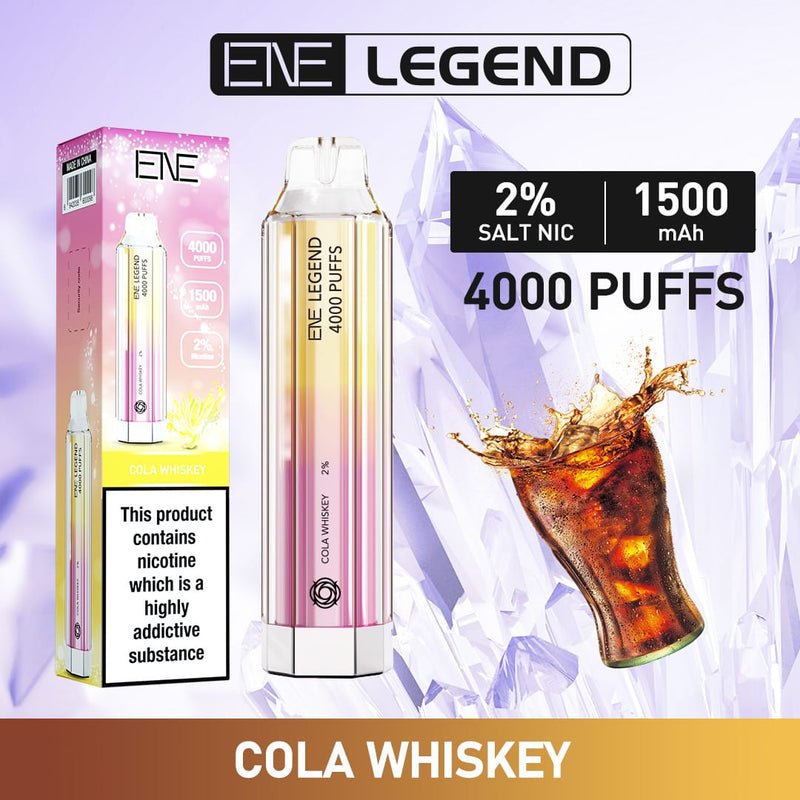 ENE Legend - ENE Crystal Legend 4000 Disposable Vape Pod Device Kit - theno1plugshop