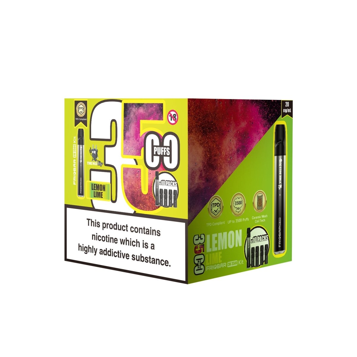 FreeMax - Freemax Friobar CM3500 Pre-filled Pod Kit (BOX OF 10) - theno1plugshop