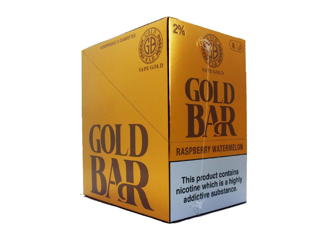 Gold Bar - Gold Bar 600 Disposable Vape Pod (BOX OF 10) - theno1plugshop