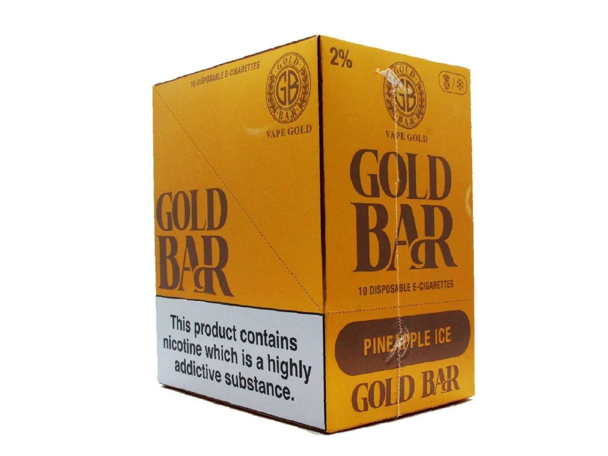 Gold Bar - Gold Bar 600 Disposable Vape Pod (BOX OF 10) - theno1plugshop