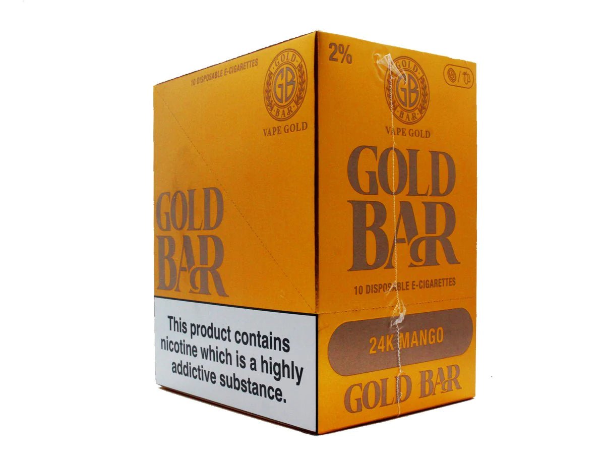 Gold Bar - Gold Bar 600 Disposable Vape Pod (BOX OF 10) - theno1plugshop