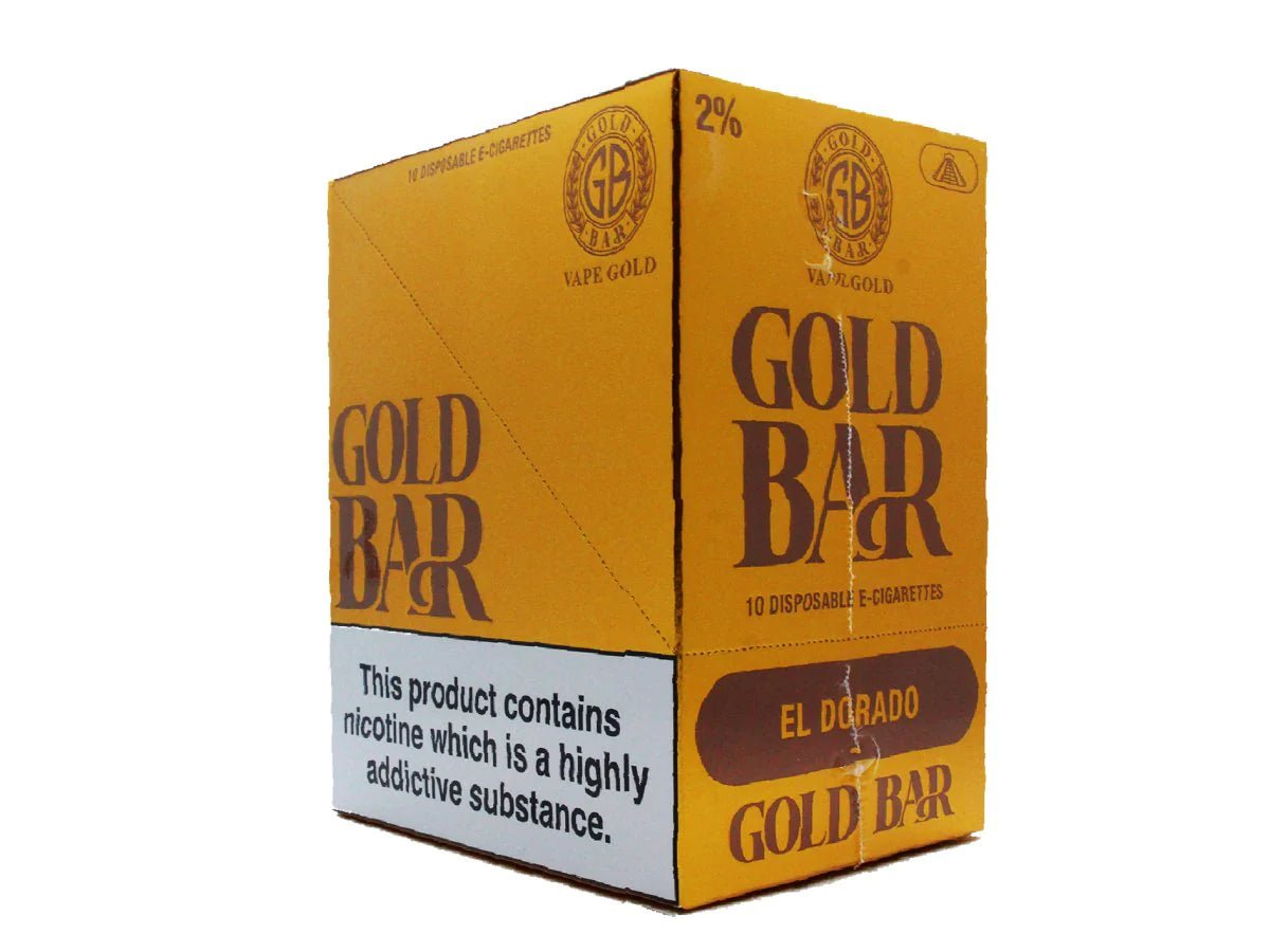 Gold Bar - Gold Bar 600 Disposable Vape Pod (BOX OF 10) - theno1plugshop