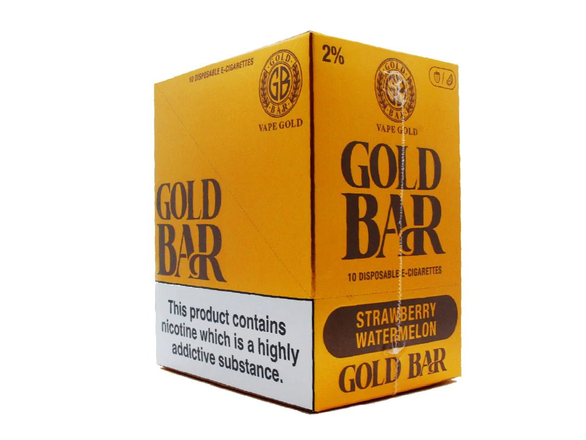 Gold Bar - Gold Bar 600 Disposable Vape Pod (BOX OF 10) - theno1plugshop