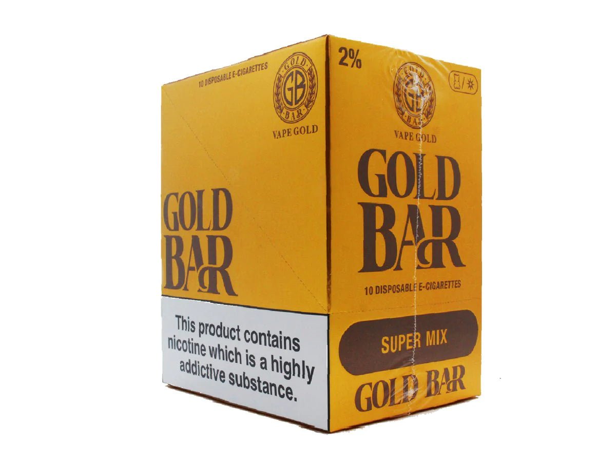 Gold Bar - Gold Bar 600 Disposable Vape Pod (BOX OF 10) - theno1plugshop