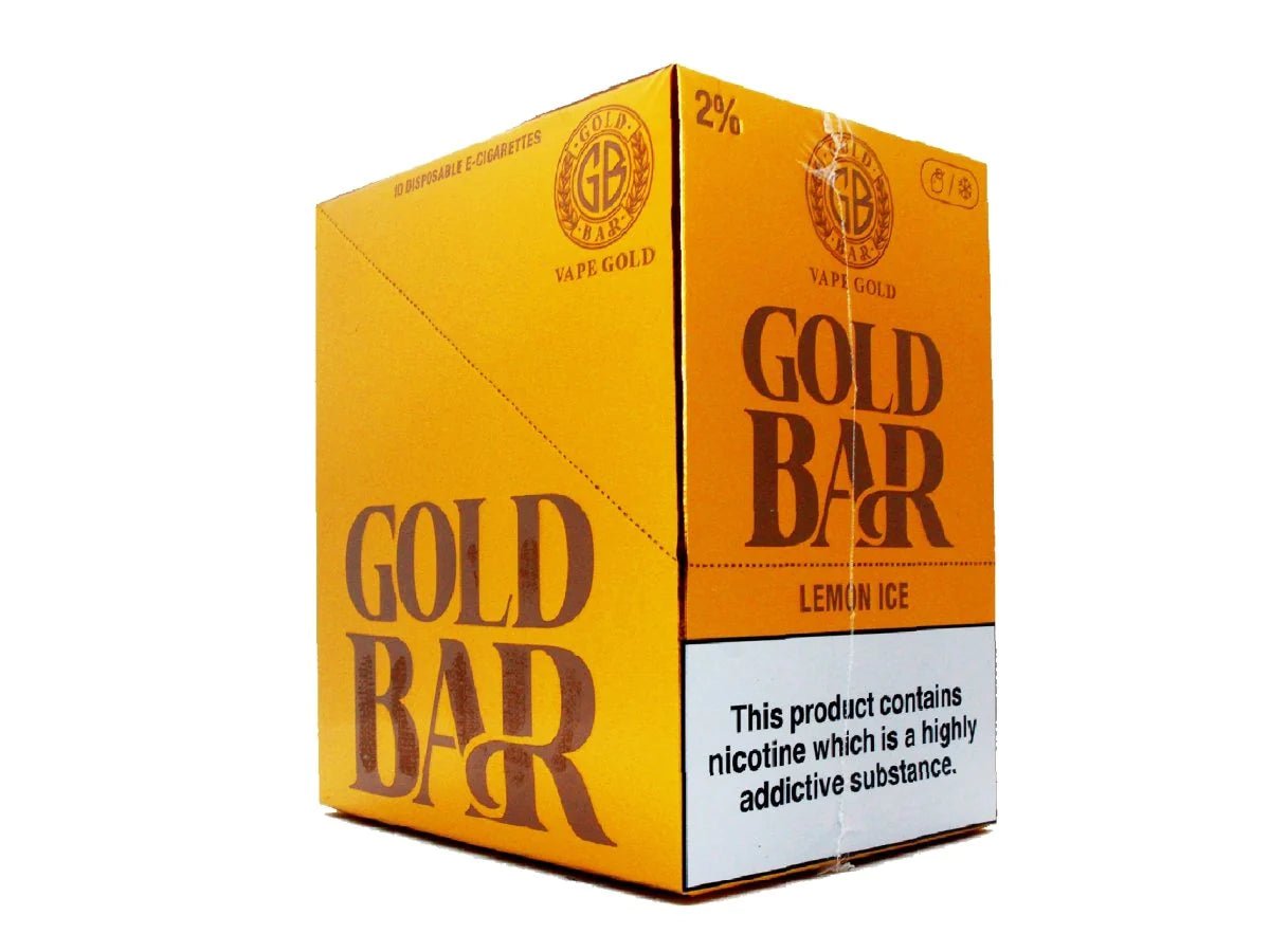 Gold Bar - Gold Bar 600 Disposable Vape Pod (BOX OF 10) - theno1plugshop