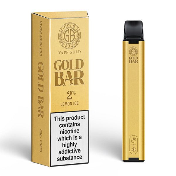 Gold Bar - Gold Bar 600 Disposable Vape Pod Puff Bar Device - theno1plugshop