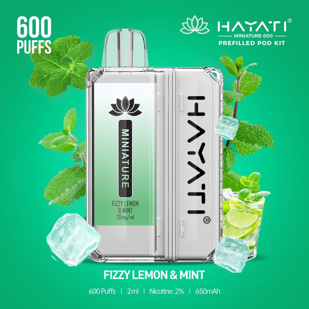 Hayati - Hayati Miniature 600 Prefilled Pod Kit Box of 5 - theno1plugshop