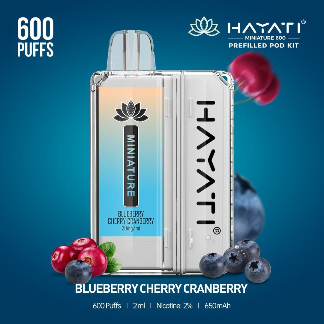 Hayati - Hayati Miniature 600 Prefilled Pod Kit Box of 5 - theno1plugshop