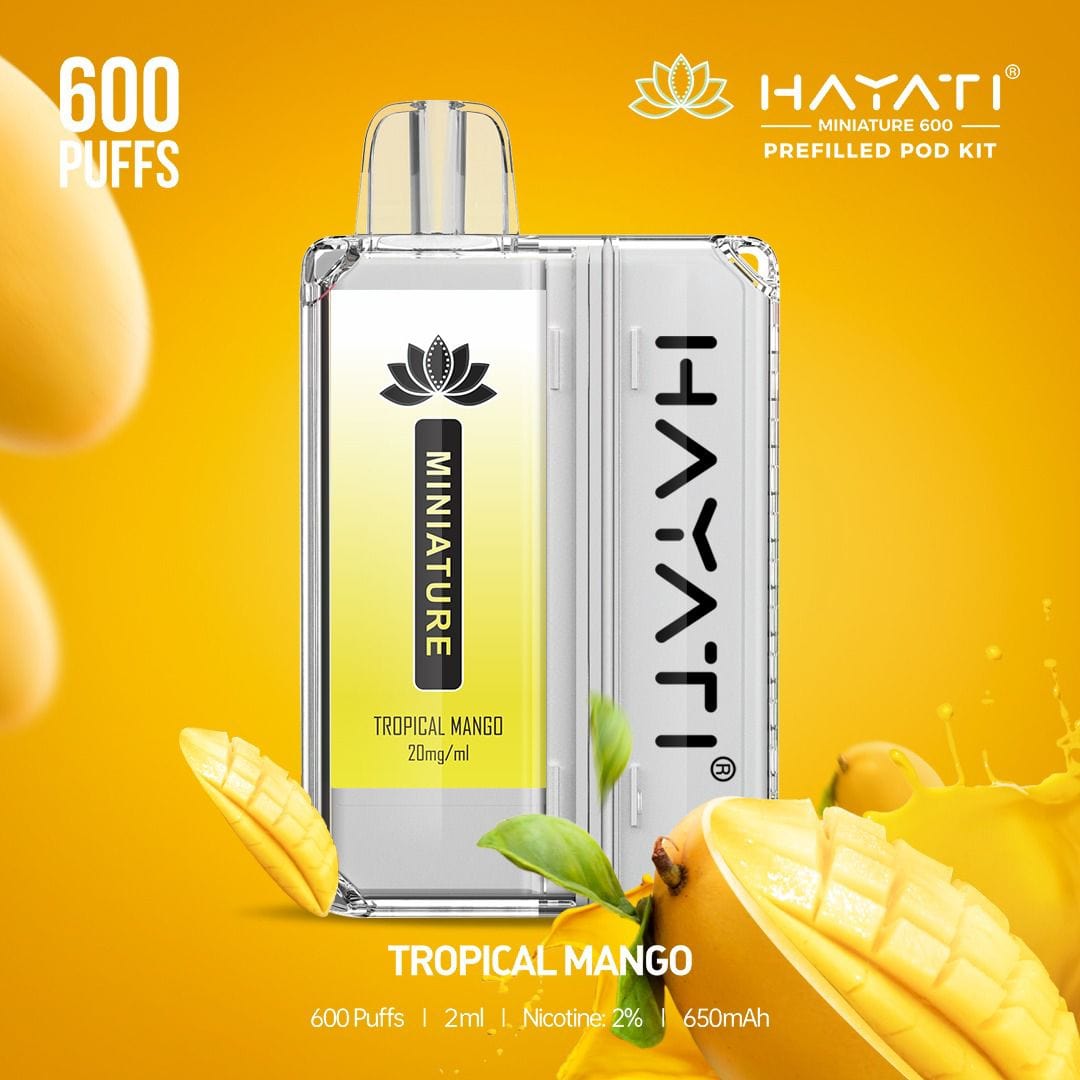 Hayati - Hayati Miniature 600 Prefilled Pod Kit Box of 5 - theno1plugshop