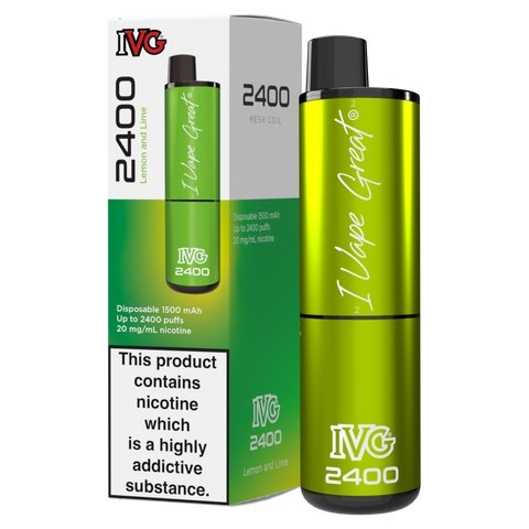 IVG Bar - IVG 2400 Disposable Vape Pod Puff Bar Device Kit - theno1plugshop