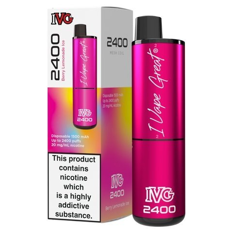 IVG Bar - IVG 2400 Disposable Vape Pod Puff Bar Device Kit - theno1plugshop