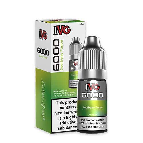 Ivg - IVG 6000 Nic Salt 10ml Bottle Box of 10 - theno1plugshop