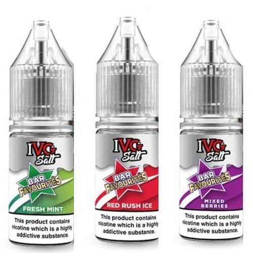 IVG Salt - IVG Salt Bar Favourite 10ml E Liquids Nic Salts- Pack Of 10 - theno1plugshop