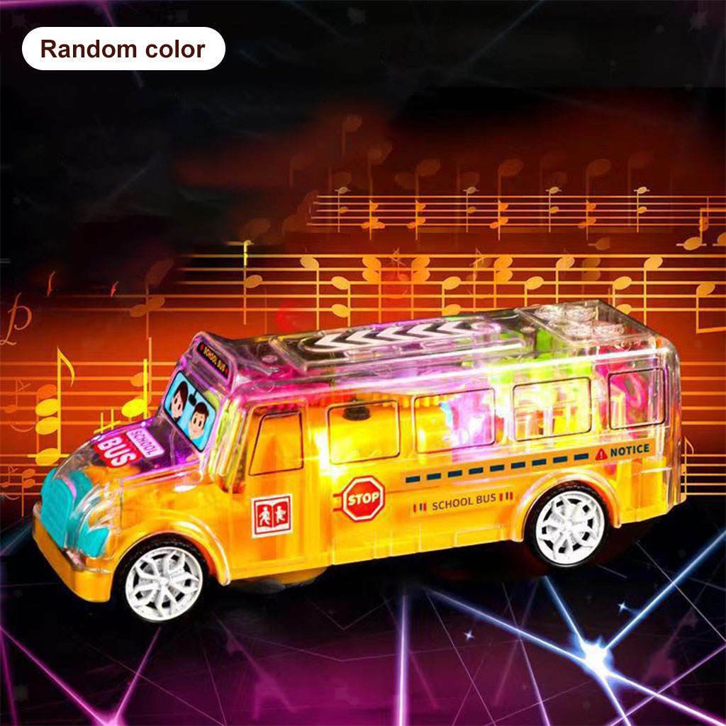 theno1plugshop - Multicolour Musical School Bus Toy - theno1plugshop