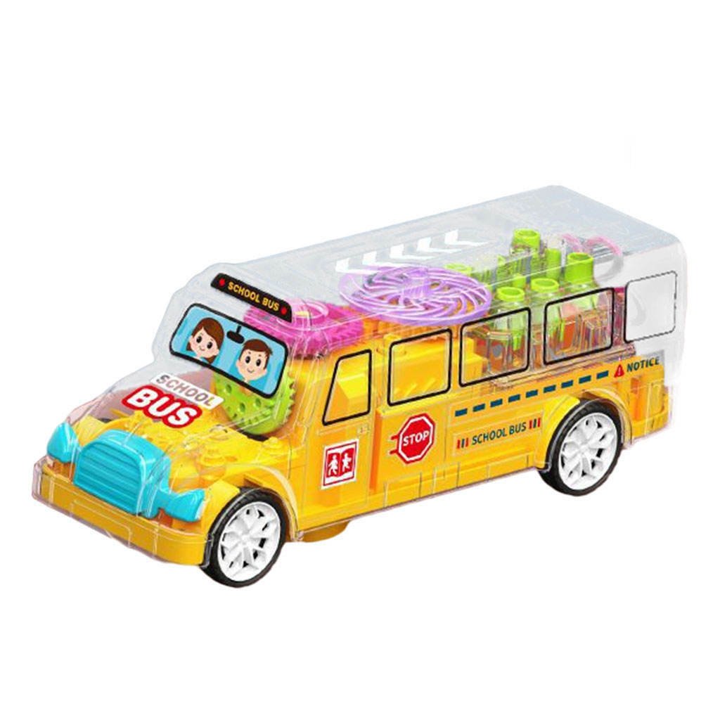 theno1plugshop - Multicolour Musical School Bus Toy - theno1plugshop