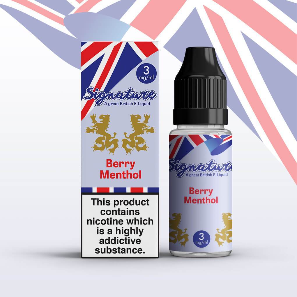 Signature - Signature - Berry Menthol - 10ml (Pack of 10) - theno1plugshop