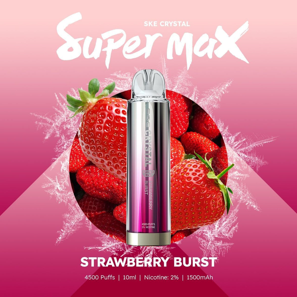 SKE Crystal Bar - Super Max Ske Crystal 4500 Disposable Vape Puff Bar Box of 10 - theno1plugshop