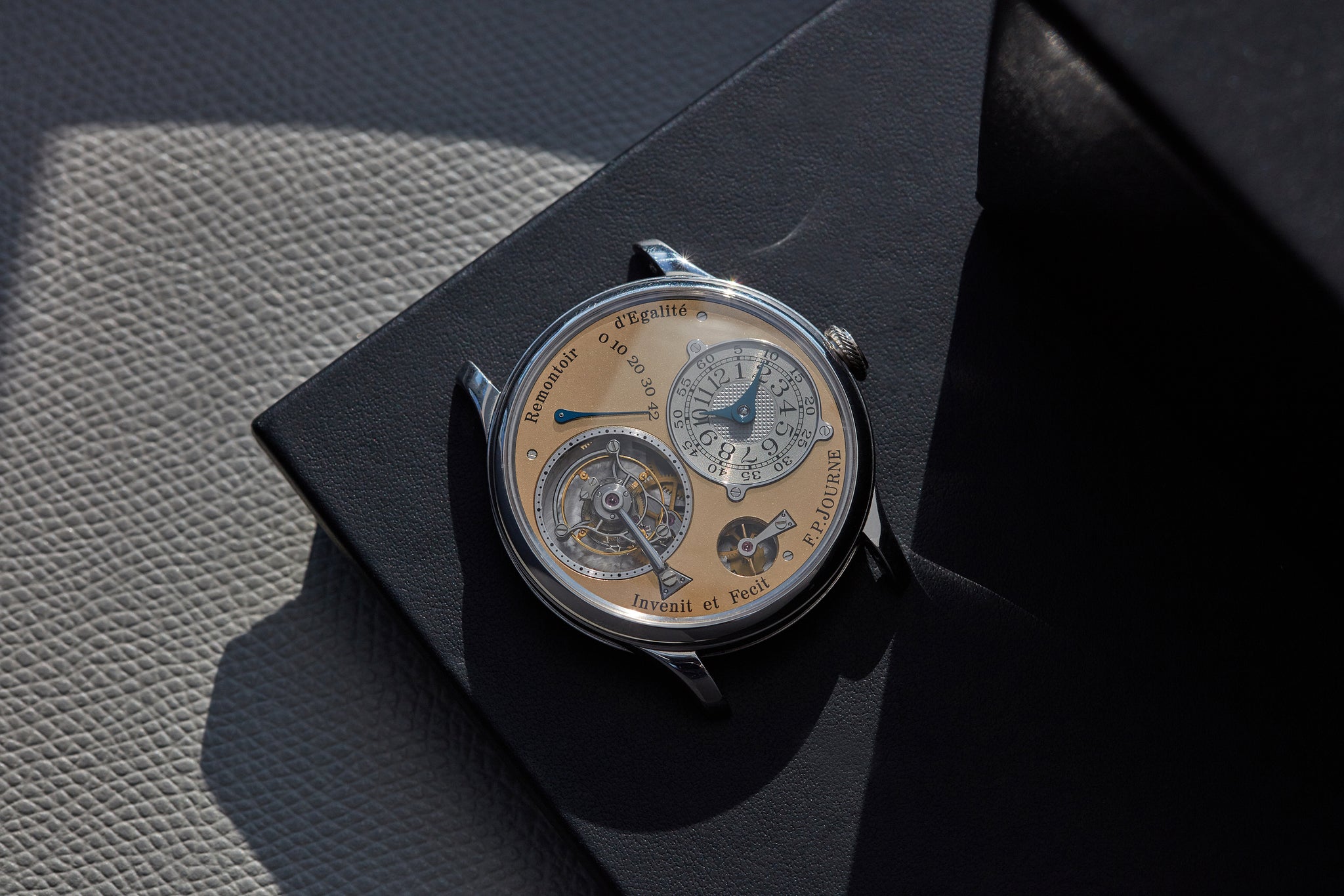 an early F.P. Journe Tourbillon Souverain shot by A Collected Man London