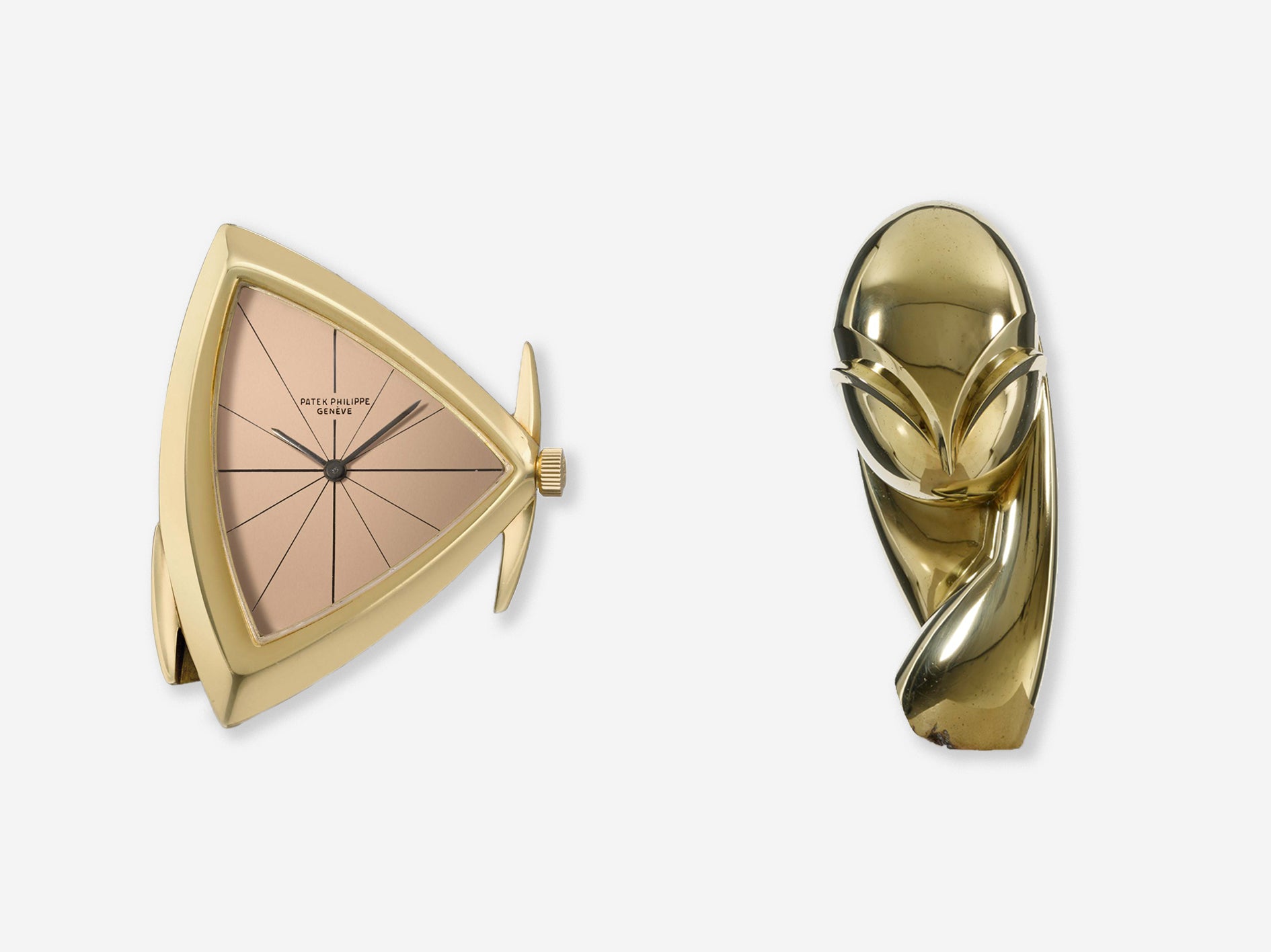 Patek Philippe 3412 and Constantin Brancusi’s Madamoiselle Pognay II statue in The Role Played by ‘Collaborations’ in Watchmaking for A Collected Man London