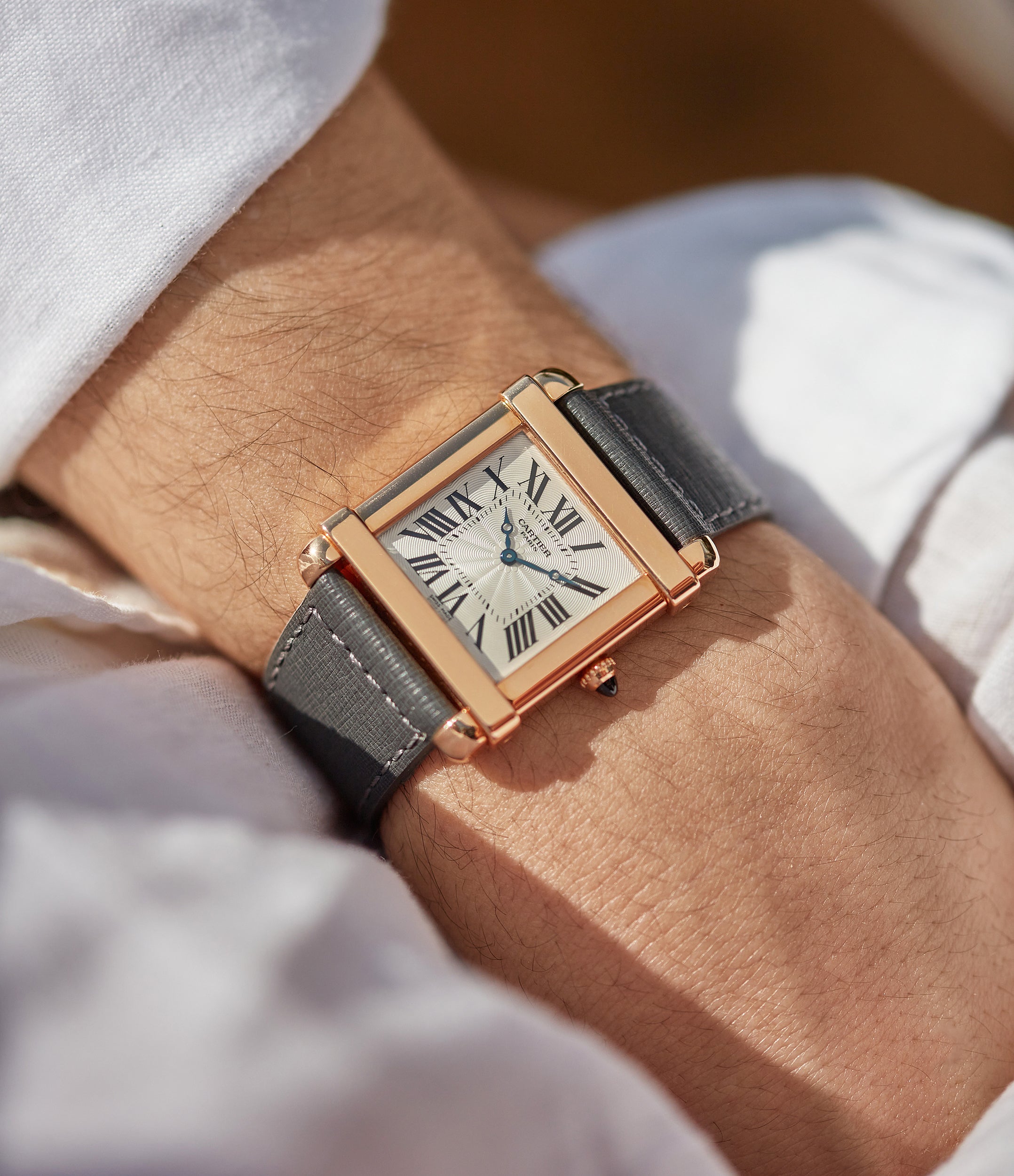 Cartier Tank Louis in yellow gold from the CPCP collection