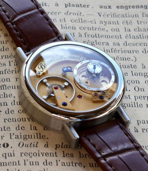 Cyril Brivet-Naudot young French watchmaker first handmade watch  interview with A Collected Man London